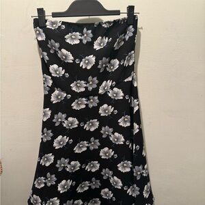 Floral Strapless Dress